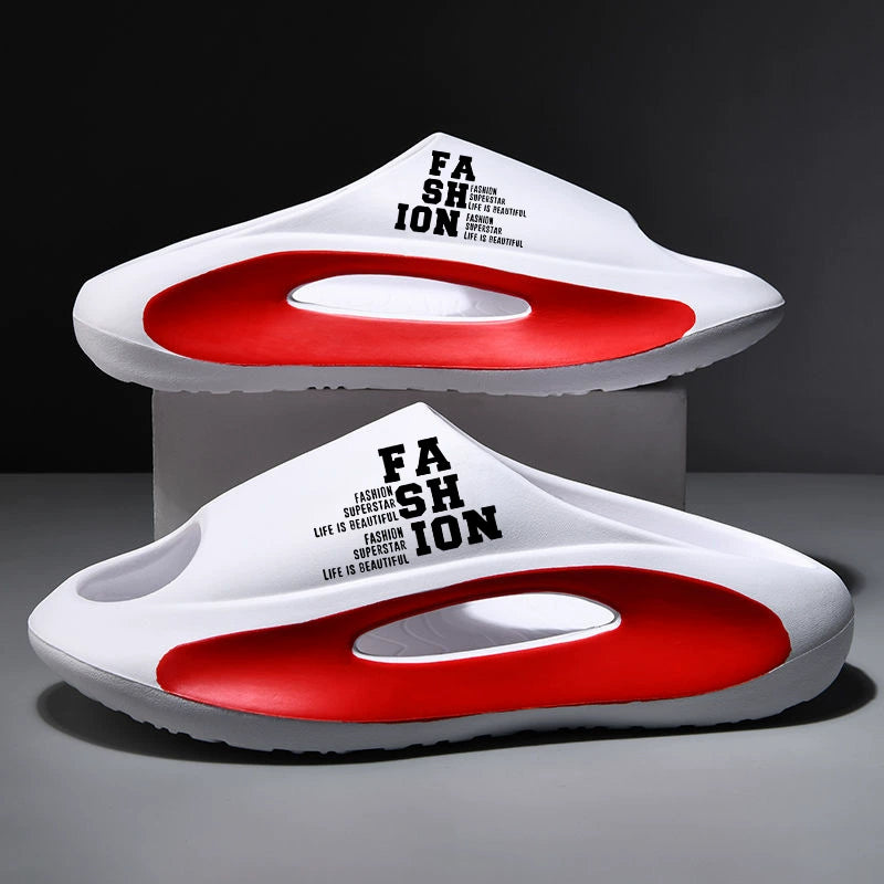 Casual Soft Bottom Men's Non-slip Platform Slippers