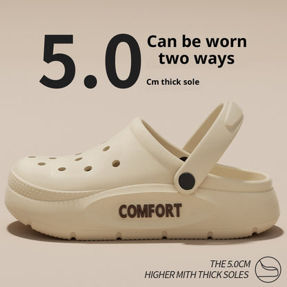 Men's Perforated Shoes For Summer Outdoor Wear With A Cushioned Stepping Sensation