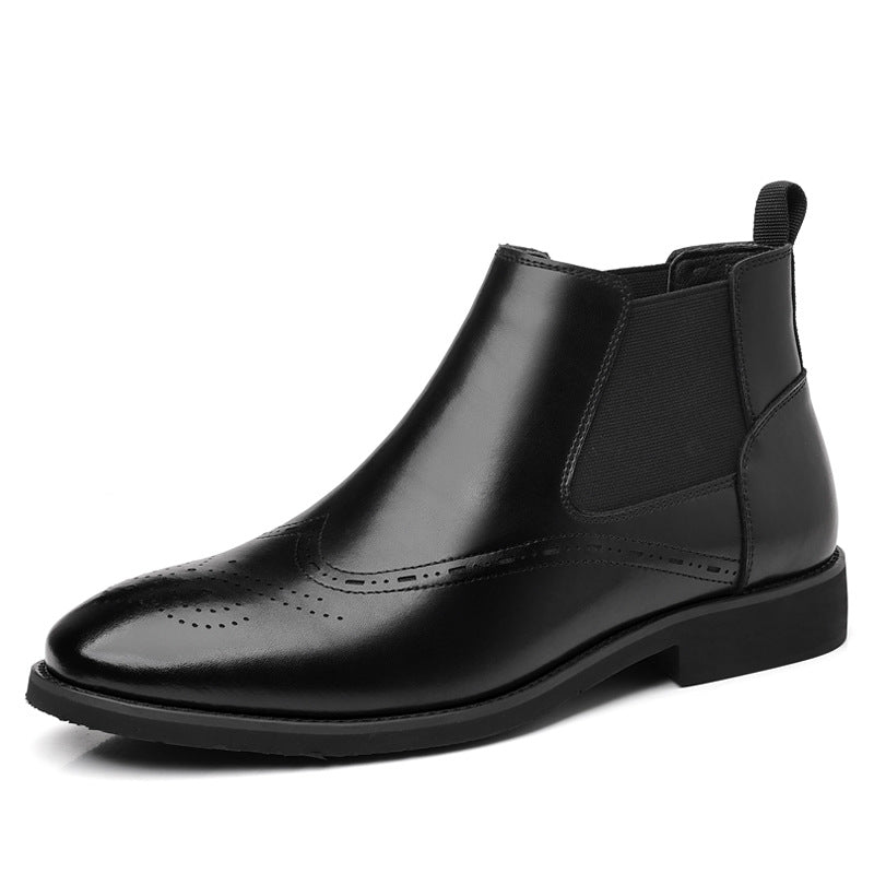 Fashion British Vintage Fleece-lined Boots For Men
