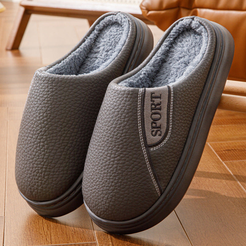Warm Men's Casual Cotton Slippers