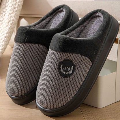 New Fleece-lined Thickened Cotton Slippers
