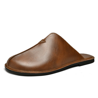 Men's Retro Easy Matching Lazy Flat Beach Slippers