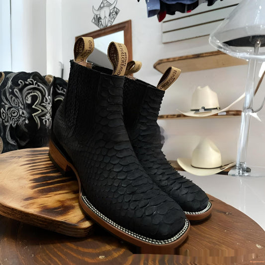 European And American Retro Men's Ankle Boots