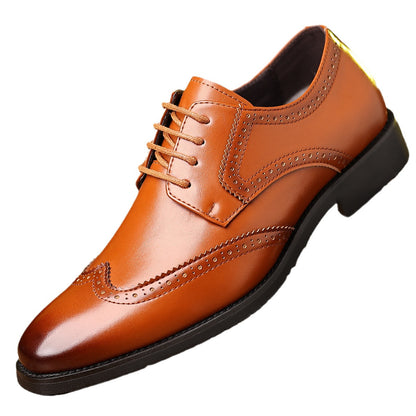 Men's Soft-soled Casual Business Formal Leather Shoes