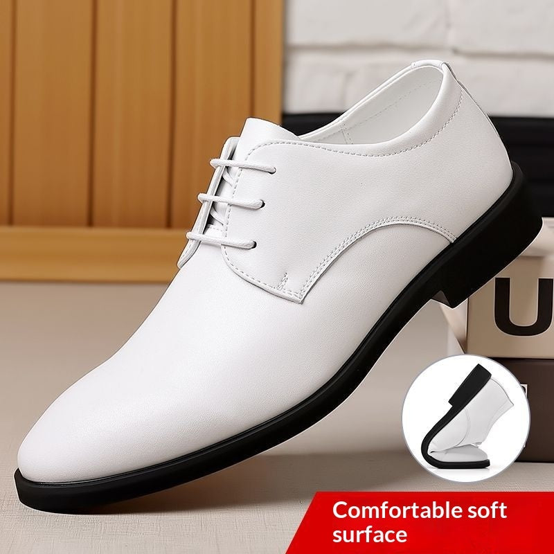 Men's Fashionable Casual Business Leather Shoes With Soft Soles