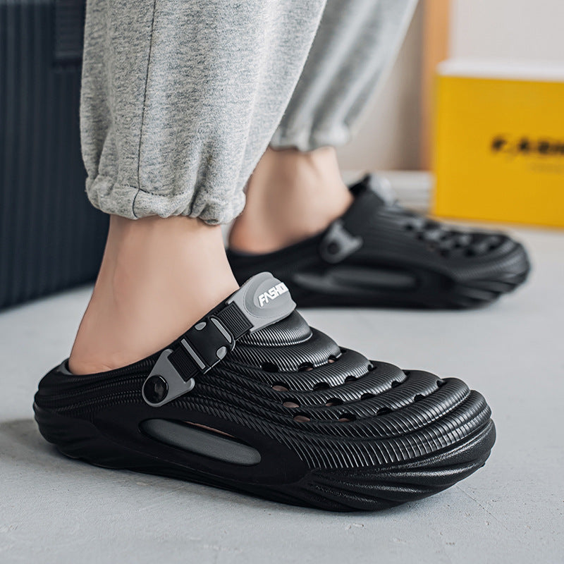 Men's Simple And Stylish Casual Platform Slippers