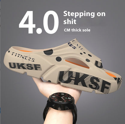 Personality Indoor Home Non-slip Slippers Men