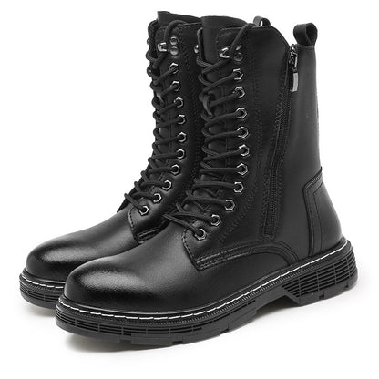 Autumn And Winter Plus Size Men's Long High-top Martin Boots